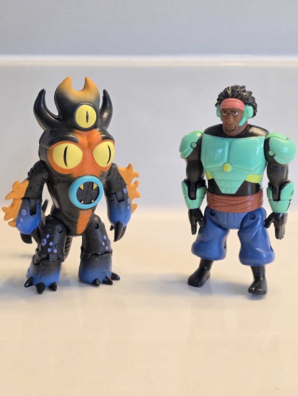 Big Hero 6 Wasabi And Stealth Fred Posable 4in Figures By Bandai For Disney 2015